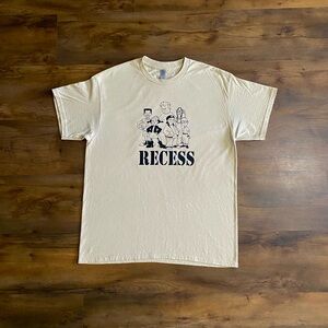 Recess Beige Graphic Tee Size L